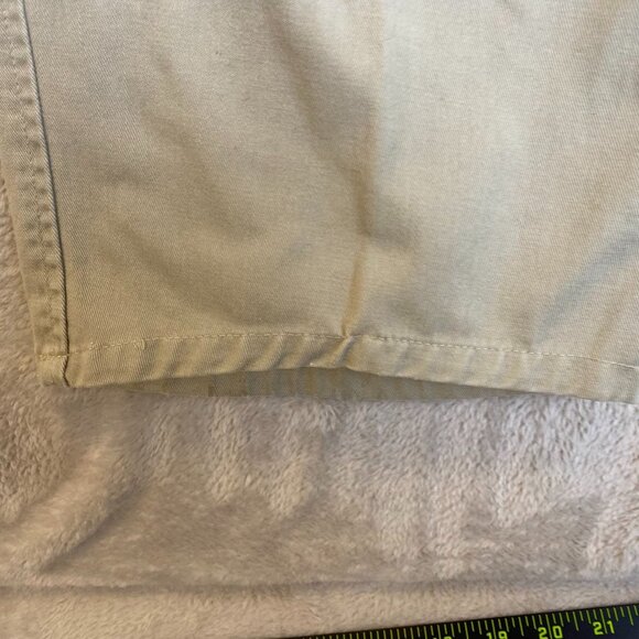 Dockers Men's Khaki Chino Pants Men's Size 35x26 Pleated Front Cotton Beige - Picture 7 of 13